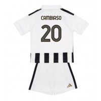 Juventus Andrea Cambiaso #20 Hjemme Trøje Børn 2026-27 Kortærmet (+ Korte bukser)